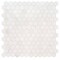 Msi Bianco Dolomite Hexagon SAMPLE Polished Marble Mesh-Mounted Mosaic Tile ZOR-MD-0164-SAM - alternate 5